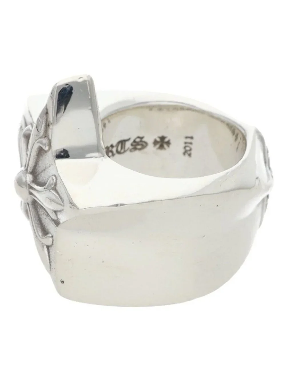 Chrome Hearts Str Lrg Large Star Silver Ring